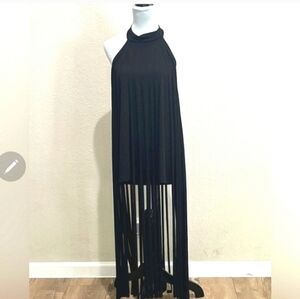 NWOT Ashley stewart fringe Halter Top size 18
